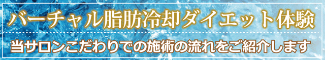 脂肪冷却ダイエットの流れをご説明します