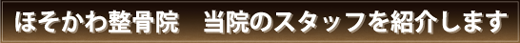 スタッフ紹介